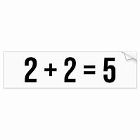Image result for 2 Plus 2 Equals 5 Proof