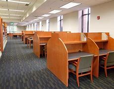 Image result for Picture of Library Study Table