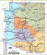 Image result for Arizona Road Map Detailed