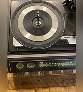 Image result for Panasonic Record Player with Speakers Flat Rare Hidden
