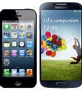 Image result for iPhone 5 vs Samsung