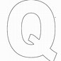 Image result for Letter Q Template
