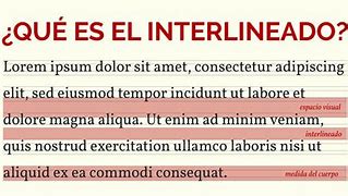 Image result for Que ES Interlineado
