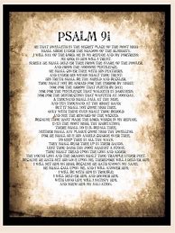 Image result for Psalm 91 Print