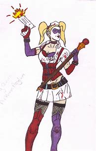 Image result for Harley Quinn Arkham Asylum Drawings