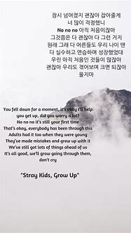 Image result for Skz Grow Up English Lyrics