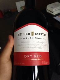 Image result for Peller Estates Dry Red French Cross