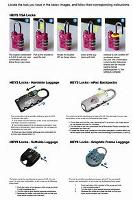 Image result for Combination Lock Directions