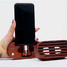 Image result for Wooden Phone Speaker