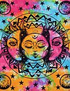 Image result for Trippy Moon and Stars