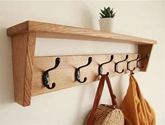 Image result for Wood Wall Coat Hooks