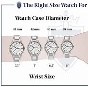 Image result for 42Mm Watch On 5 Cm Wrist