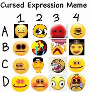 Image result for Cursed Emoji Face