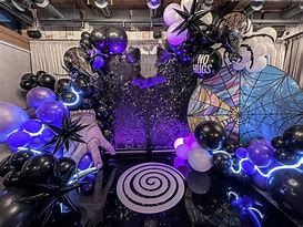 Image result for Wednesday Party 8th Birthday Decoration