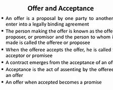 Image result for Meaning of Acceptance in Contract Law