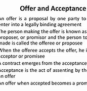 Image result for What Is Offer and Acceptance in Contract Law