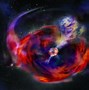 Image result for Red Star Explosion in Sky