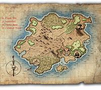 Image result for Lost Island Map Stevenson