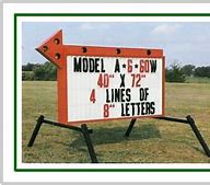 Image result for Portable Directional Signs