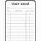 Image result for Free Printable Time Cards