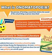 Image result for Example of an Onomatopoeia