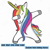 Image result for Unicorn DAB Back and Wite