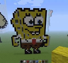 Image result for Minecraft Spongebob Pixel Art Grids