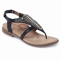 Image result for Aetrex Black Sandals