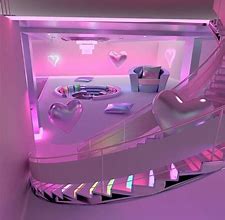 Image result for Neon Pink Aesthetic Room