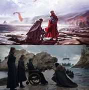 Image result for Aegon the Conqueror and Torrhen Stark