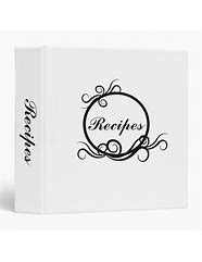 Image result for Black and White Recipe Book Cover Free