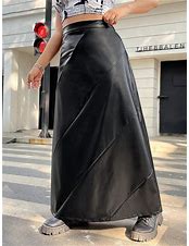 Image result for Fashion Nova Plus Size Leather Skirts