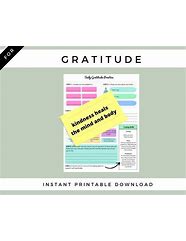 Image result for Gratitude Exercise Worksheet