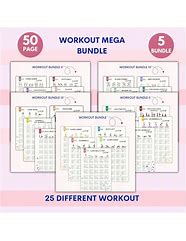 Image result for 30-Day Workout Challenge Template