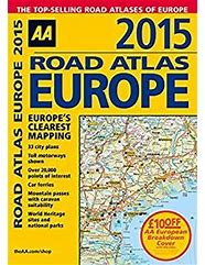 Image result for AA Road Map Europe