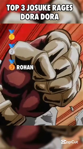 TOP 5 JOSUKE RAGES DORA DORA-JOJO #JoJo #jjba