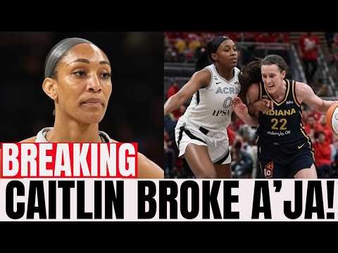 CAITLIN CLARK GOES OFF! Fever SHOCK the Aces as A’ja Wilson Faces a STUNNING Collapse!