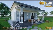 Small House Design 6m x5m (30 sqm)