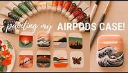 Painting my AIRPODS CASE! (a tutorial)