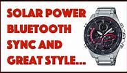 Casio Edifice ECB900DB-1A Bluetooth Sync Watch Reviewed