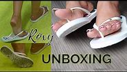 ●Unboxing & Review● Roxy White Flip-Flops & A New Toe-ring