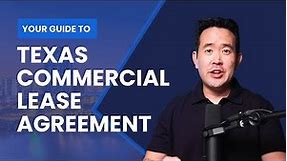 Texas Commercial Lease Agreement For Rental Properties