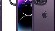 Caseology Skyfall Clear Case Compatible with iPhone 14 Pro Case 5G (2022) - Purple