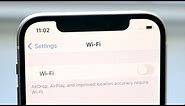How To FIX iPhone Wifi Greyed Out / Not Working! (2021)