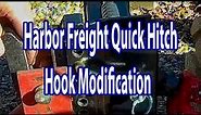 harbor freight quick hitch hook mods