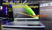 Acer aspire 5 A514-54 intel core i3 gen 11 || keyboard backlight