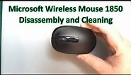 Microsoft Wireless Mouse 1850 Disassembly and Clean