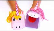 How to Make a Unicorn Paper Hand Puppet