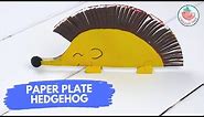 Paper Plate Crafts - Hedgehog - Classroom Craft ideas for Teachers