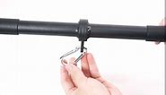 Luwint Rotating Straigth Bar Cable Attachment Bicep Tricep Pull Bar with Clip, 16.5’’